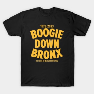 Boogie Down Bronx - 50 years of Hip Hop T-Shirt